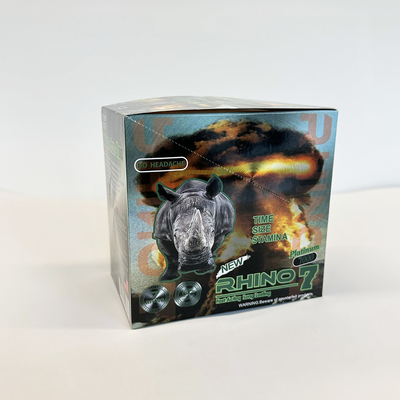 Buy Customized Rhino 69 Male Enhancement Pills Storage Box By Lens For Effective Packaging online manufacture