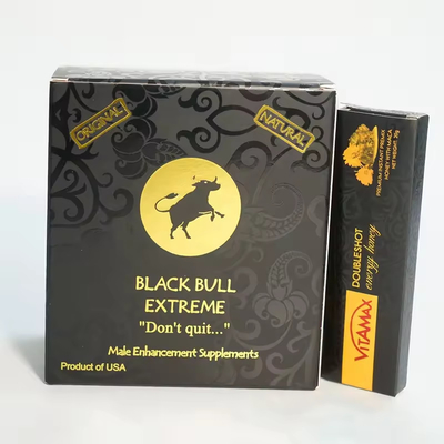 Buy Black Rhino Honey Printed Mini Pill Pouch 3D Lenticular Card Display Box Custom Paper Box Packaging online manufacture