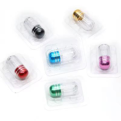 Buy Capacity 500mg Customized Mini Single Empty Pill Capsules With Clear online manufacture