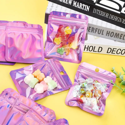 Buy Customized Printing Zip Seal Mylar Bags For Moisture Proof Food Snacks Storage online manufacture