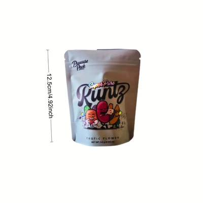 Buy 3.5 Mil Mylar Zipper Bag Puncture Resistant Snack Food Bags Heat Seal online manufacture