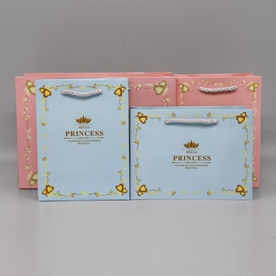 Buy Multiple Color Custom Printed Reusable Shopping Paper Bag With Twisted Handle online manufacture