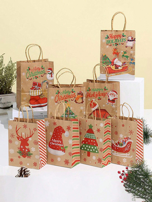Twisted Handle Gift Paper Bag For All Occasions With Personalized Logo Design
