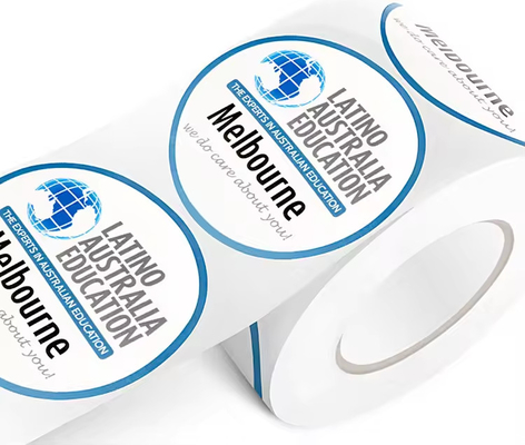 Uv Resistance Anti Fake Label  With CMYK Printing Customized Security Features
